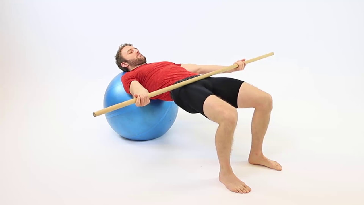 Supine lateral ball roll (SLBR)