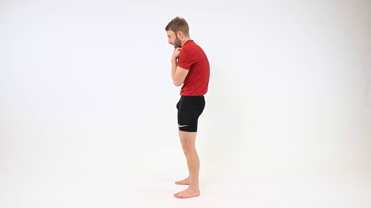 Thorakal ekstension stående